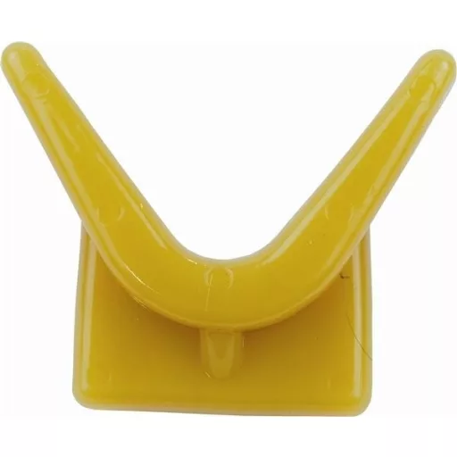Predný nárazník prívesu Y-stop žltý 70x73x89 mm