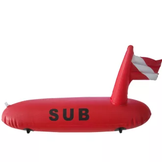 Nafukovacia potápačská bója dlhá 50 cm
