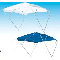 Bimini strecha s 3 vetvami modrá 180x130x140 cm