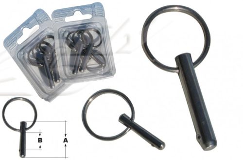Bezpečnostný kolík s krúžkom Blister 6/24 mm 4 kusy