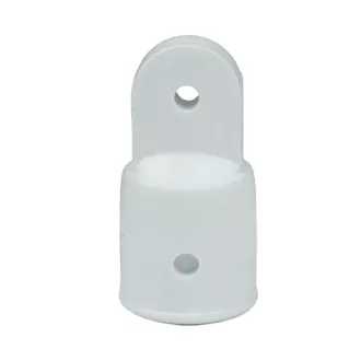 Koniec rúrky Bimini 22 mm plastový biely