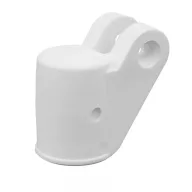 Koniec rúrky Bimini dvojitý 22 mm syntetický biely