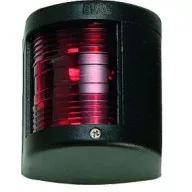 Svetlo červená LED 112,5°, čierne puzdro EVA