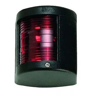 Svetlo červená LED 112,5°, čierne puzdro EVA