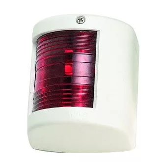 Svetlo červená LED 112,5°, biele puzdro EVA