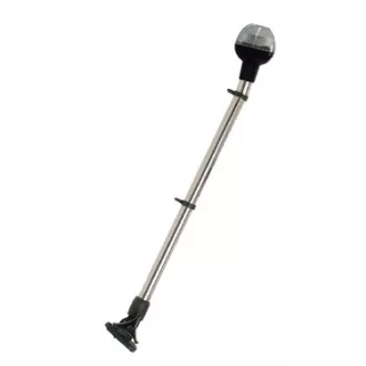 Okrúhla biela 62 cm podrážka s čiernou