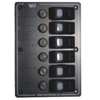 Ovládací panel so 6 štandardizovanými LED diódami