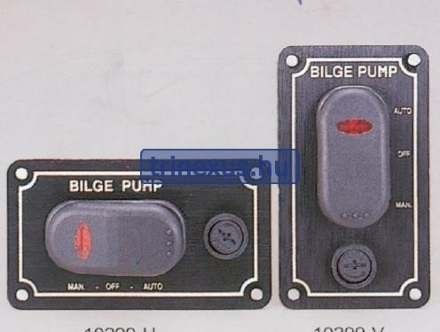 Spínač pre čerpadlo na úžitkovú vodu s 3-cestnou LED diódou