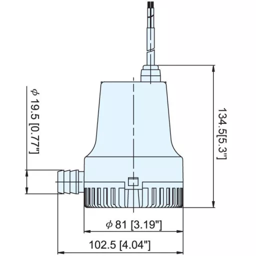 Bilge čerpadlo TMC 12V, 900 GPH