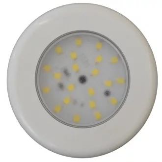  Stropné svetlo do kabíny s 21 LED diódami z kovu a bieleho plastu