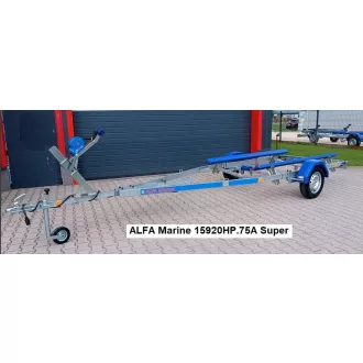   Prívesný prepravník lodí Alfa Super 750 kg bez brzdového vankúša do 5,5 m