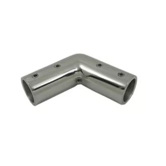 Spojovací rohový prvok zábradlia 125 stupňov 25 mm