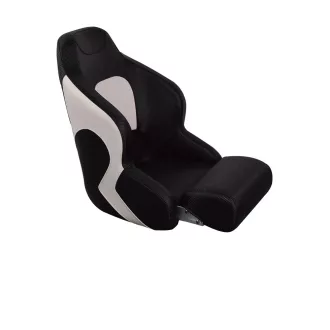 Ülés Flip-up Deluxe Sport fekete - fehér EVA