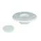 Podstavec na montáž na stôl z bieleho plastu 10 mm