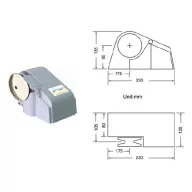 Elektrický horizontálny kotvový navijak 600 W