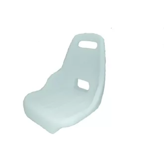 Sedadlo bez podstavca, biely plast