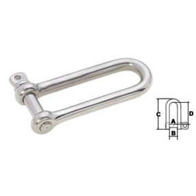 Strmeň LANGE "D" z nehrdzavejúcej ocele AISI 316