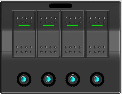 Rozvodná skriňa Elektron 4 single EVA