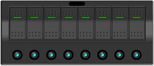 Riadiaca skriňa Elektron 8 single EVA