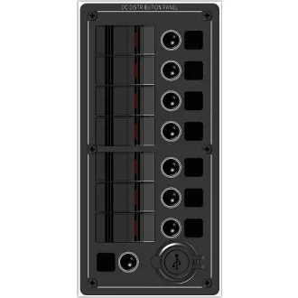 Kapcsolótábla 7 egységes 2 portos USB Electron EVA