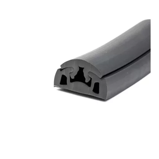 Gumový profil balený 55 mm v bielej farbe