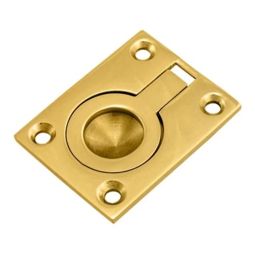 Pružina západky otvárania krytu medená 44,5x38 mm