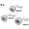 Výstupná rúrka cez kryt, 90 stupňov, plast, 20 mm