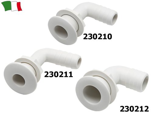 Výstupná rúrka cez teleso 90° plast 25 mm