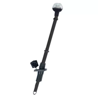   Körfény fehér LED süllyeszthető eloxált fekete 54 cm EVA