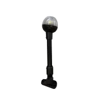 Körfény fehér LED lehajtható eloxált fekete 24 cm EVA