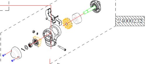Naklápací mechanizmus ramena Haswing Osapian HSW
