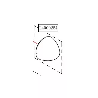   Haswing Osapian a Cayman B55,T55, B55 GPS, B80 GPS držiak hlavy motora biely HSW