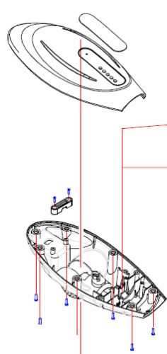 Haswing Osapian 55 horné/dolné puzdro HSW
