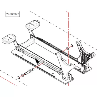   Haswing Cayman B55 a B80, B55 GPS, B80 GPS, B101 GPS, predný montážny mechanizmus HSW