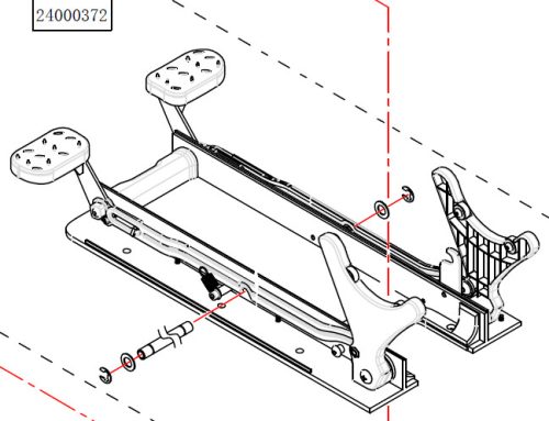 Haswing Cayman B55 a B80, B55 GPS, B80 GPS, B101 GPS, predný montážny mechanizmus HSW
