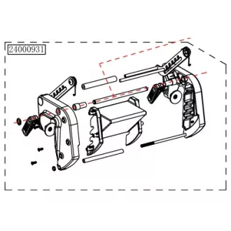 Upevnenie motora Haswing Cayman T55 HSW