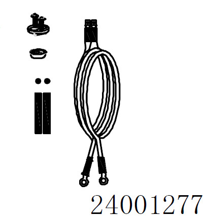 Haswing Protruar 2 a 3 12V, 3 24 V batériový kábel HSW