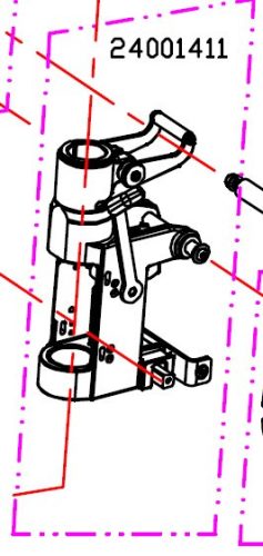 Upevnenie Haswing Ultima, naklápací mechanizmus HSW
