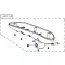 Haswing Cayman B55, B101 spodný kryt biely HSW