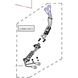 Haswing Cayman B55 GPS, B101 GPS batériový kábel HSW