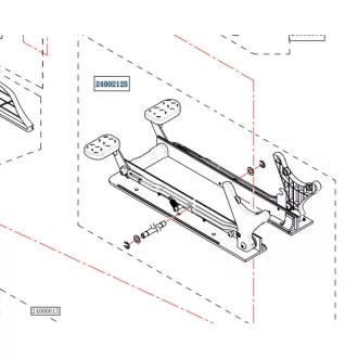 Mechanizmus upevnenia nosa Haswing Cayman B80 HSW