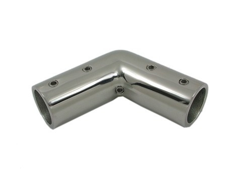 Spojovací rohový prvok zábradlia 125 stupňov 22 mm