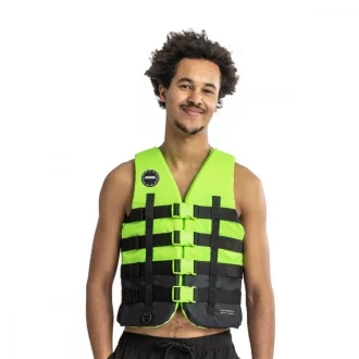 Záchranná vesta Jobe so 4 prackami Lime L