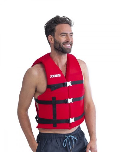 Záchranná vesta Jobe Universal Life Vest červená jedna veľkosť pre všetkých