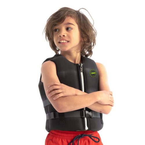 Športová vesta Jobe Neoprénová záchranná bunda pre deti Black
