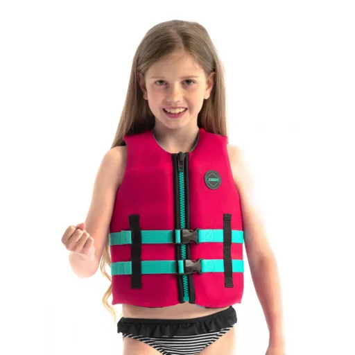 Záchranná vesta Jobe Neoprene Vest Kids Hot Pink