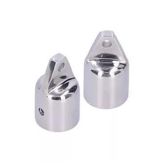 Kovová objímka na podperu bimini 22 mm