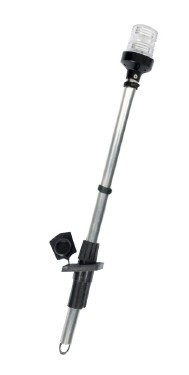 Kruh biely hliníkový ECO 54 cm, vlajka, čierna