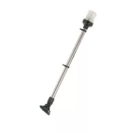 Biely kruh 62 cm s bielym podstavcom, držiak na vlajku