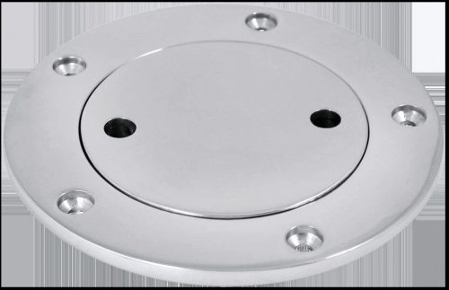 Kryt úložného priestoru z nehrdzavejúcej ocele okrúhly 110-146 mm